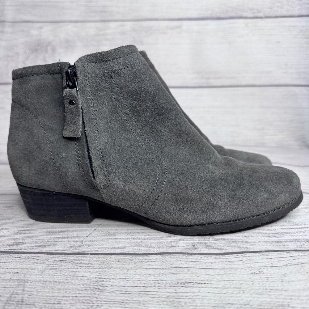 Blondo Womens Grey Suede Waterproof Ankle Booties B5911 635 Size‎ 6.5M
